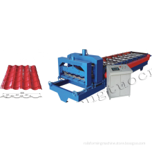 glazed tile roll forming machine price color coated metal roof panel making machine steel plate rolling machine